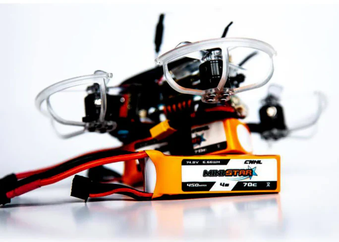 CNHL MiniStar Series 450mAh 14.8V 4S 70C LiPo Battery (XT30U Plug) - Image 3