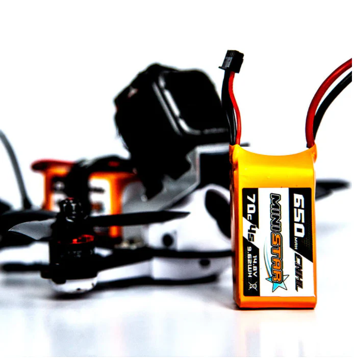 CNHL MiniStar Series 650mAh 14.8V 4S 70C LiPo Battery (XT30U Plug) - Image 3