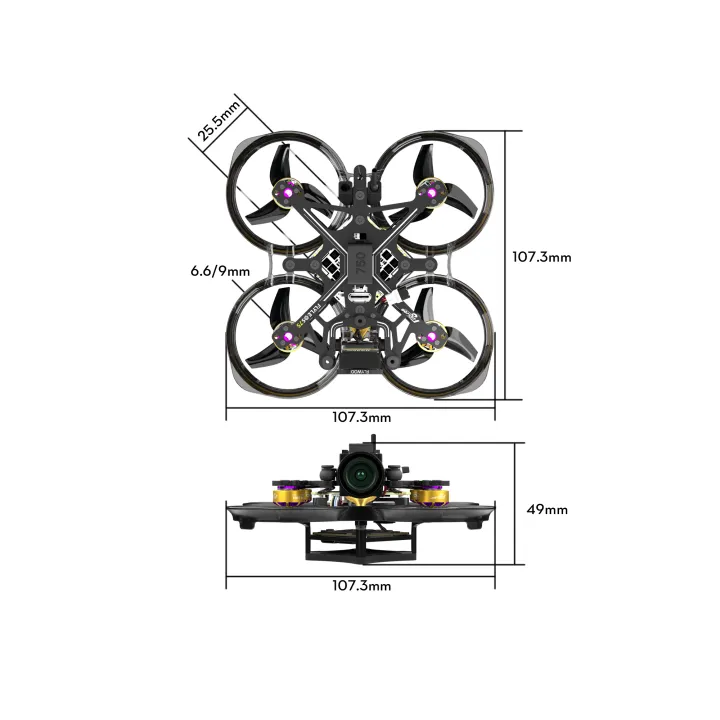 Flywoo FlyLens 75 HD O4 2S Whoop FPV Drone ELRS - Image 5
