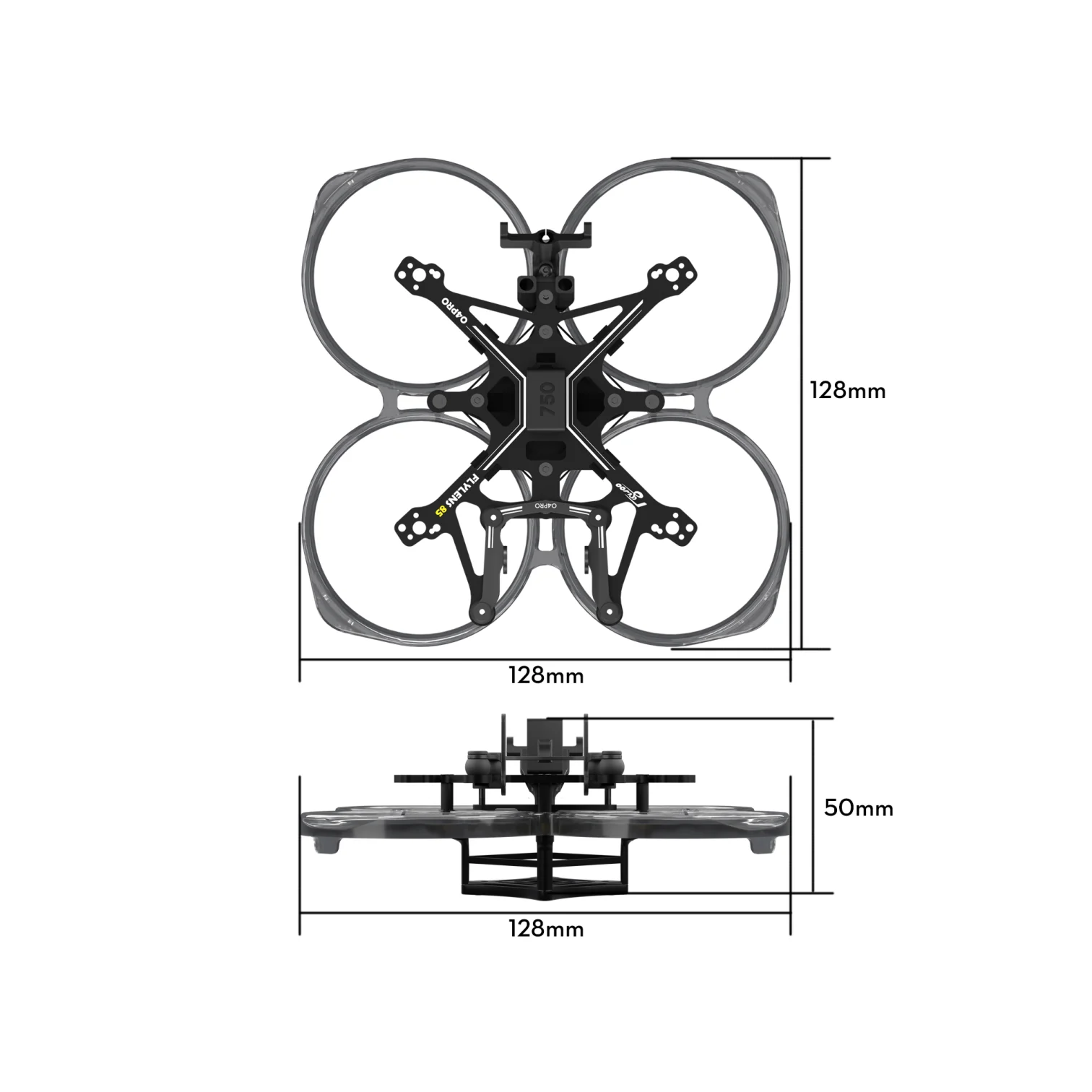 Flywoo FlyLens 85 Frame kit Choose Option - Image 7