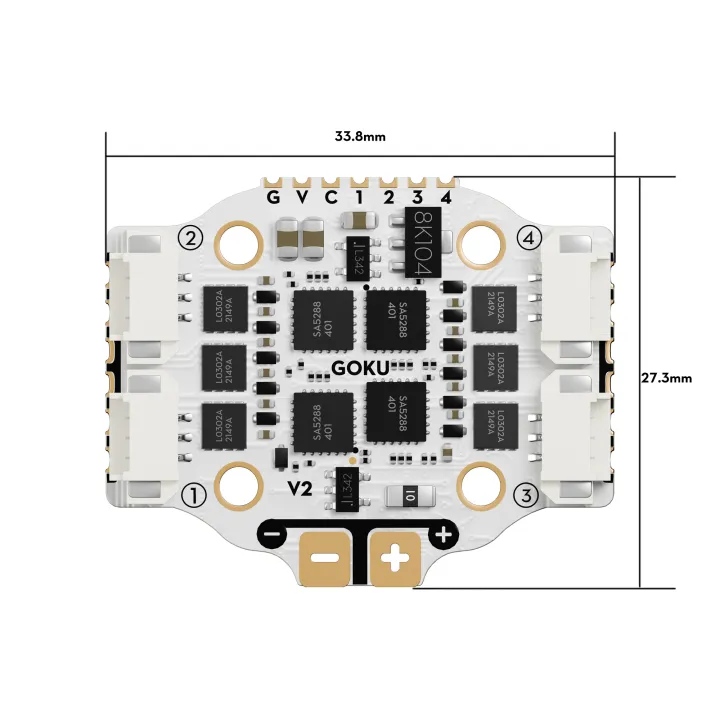 Flywoo GOKU GN405 Nano HD 20A Stack V3 w/ ELRS (16x16mm) - Image 13