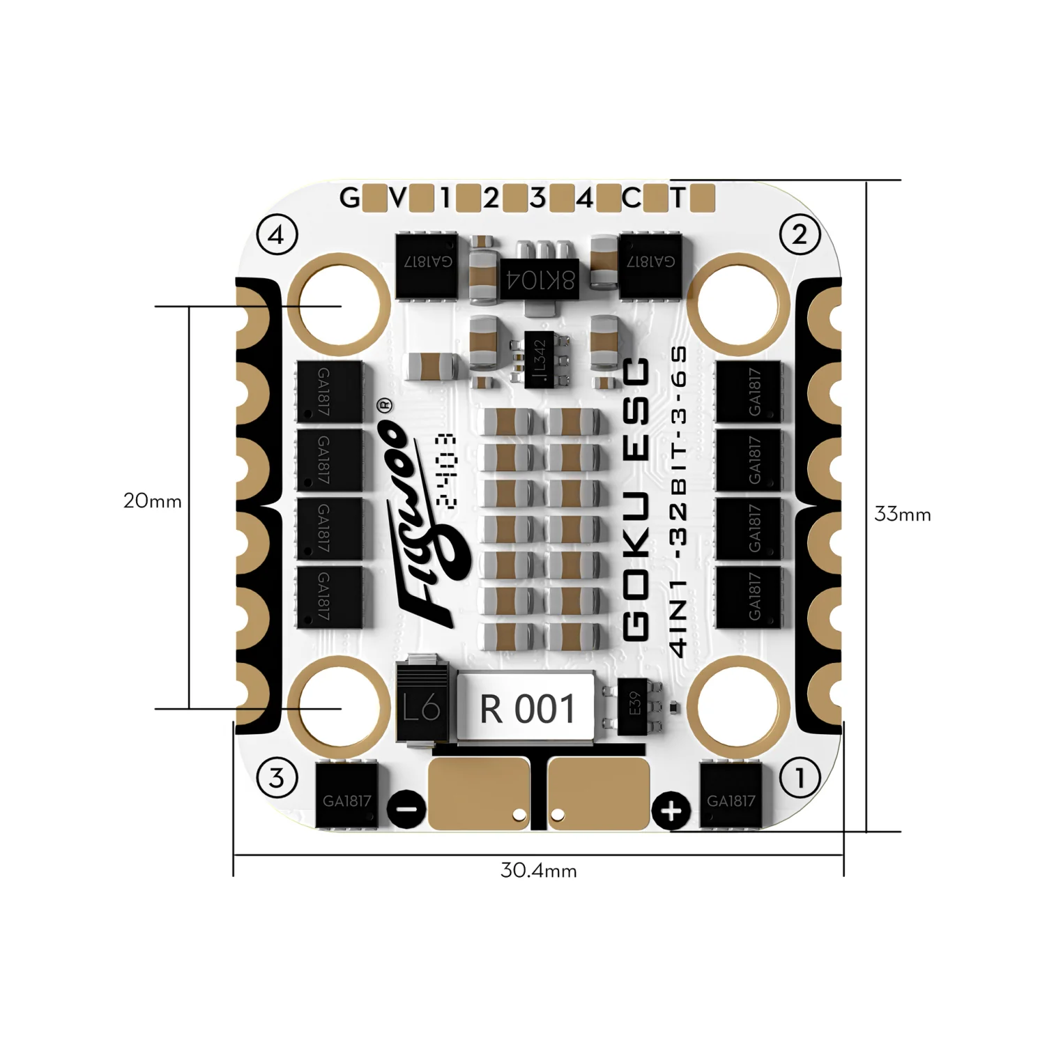 Flywoo GOKU H743 Pro Mini 45A 32Bit 128K 20x20 Stack – Plug & Play for O4 / O4 Pro - Image 7