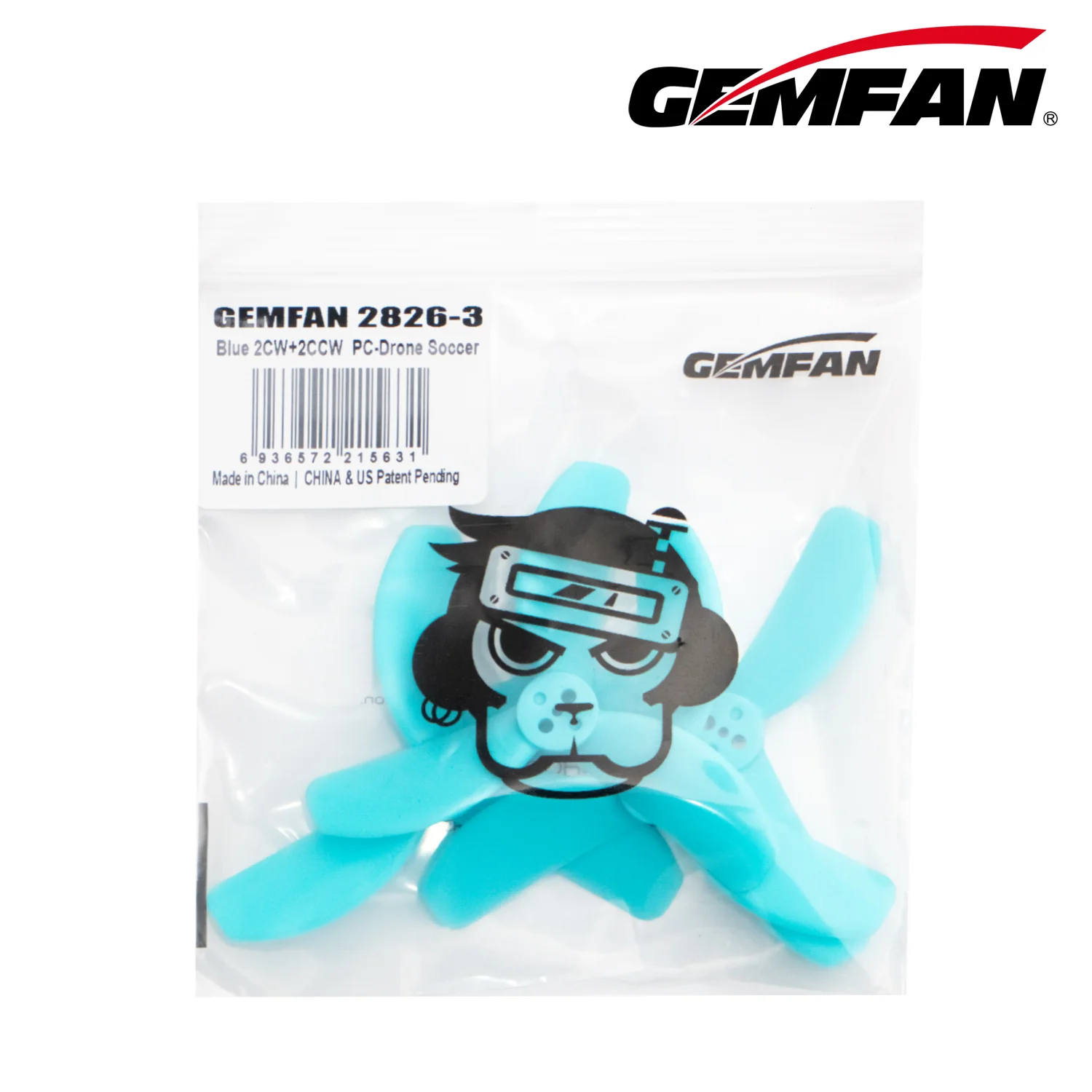 Gemfan 2826 Drone Soccer 3-Blade Props – Choose Color (2 Pairs) - Image 8