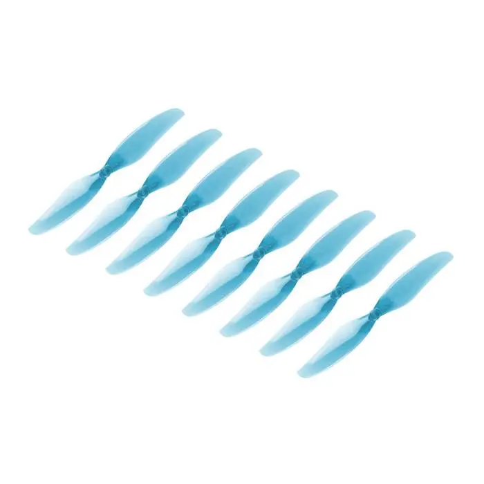 Gemfan 75mm 2-Blade Toothpick Propellers (Set of 8) – Clear Blue