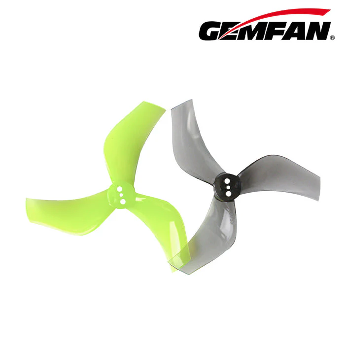 Gemfan D75S Ducted 3-Blade Propellers – Yellow (1.5mm T-Mount, 2 Pairs) - Image 3
