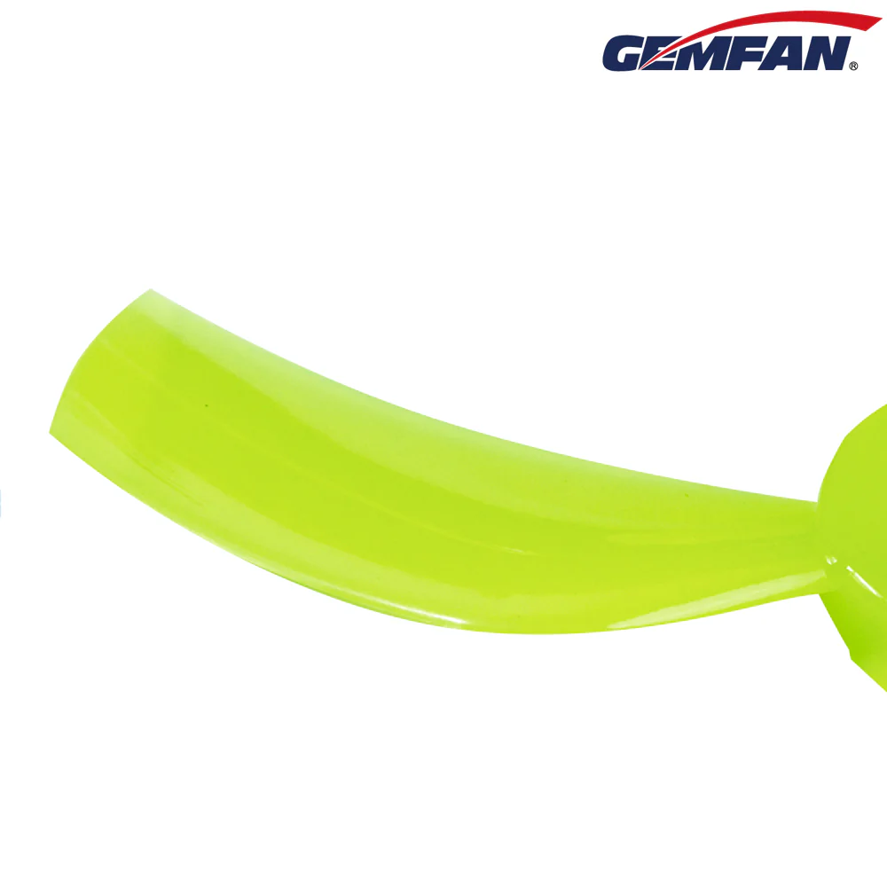 Gemfan D76 Ducted 5-Blade Propellers – Yellow (1.5mm T-Mount & M5, 2 Pairs) - Image 3
