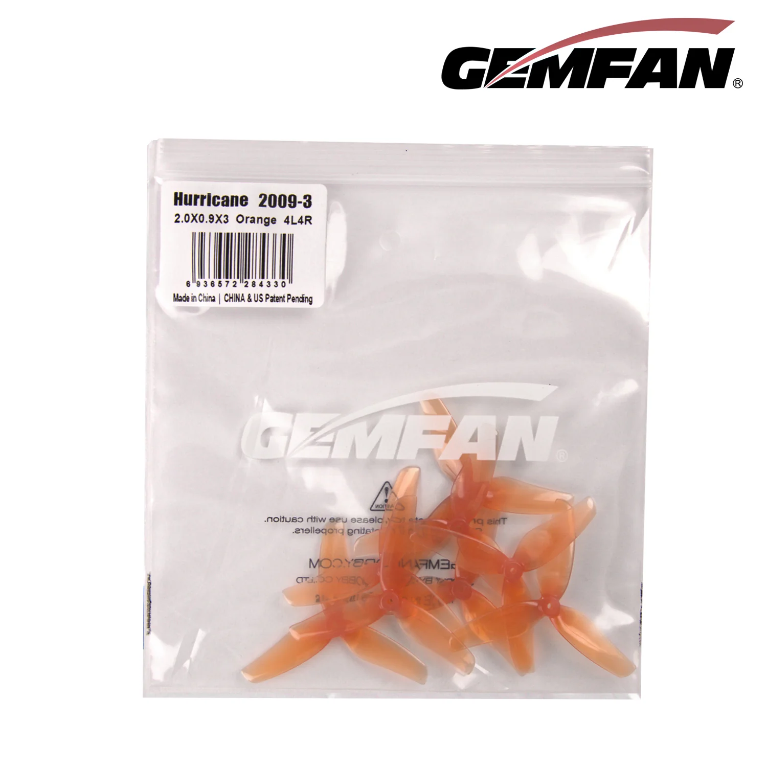 Gemfan Hurricane 2009 3-Blade Props – Choose Color & Shaft Size (4 Pairs) - Image 7