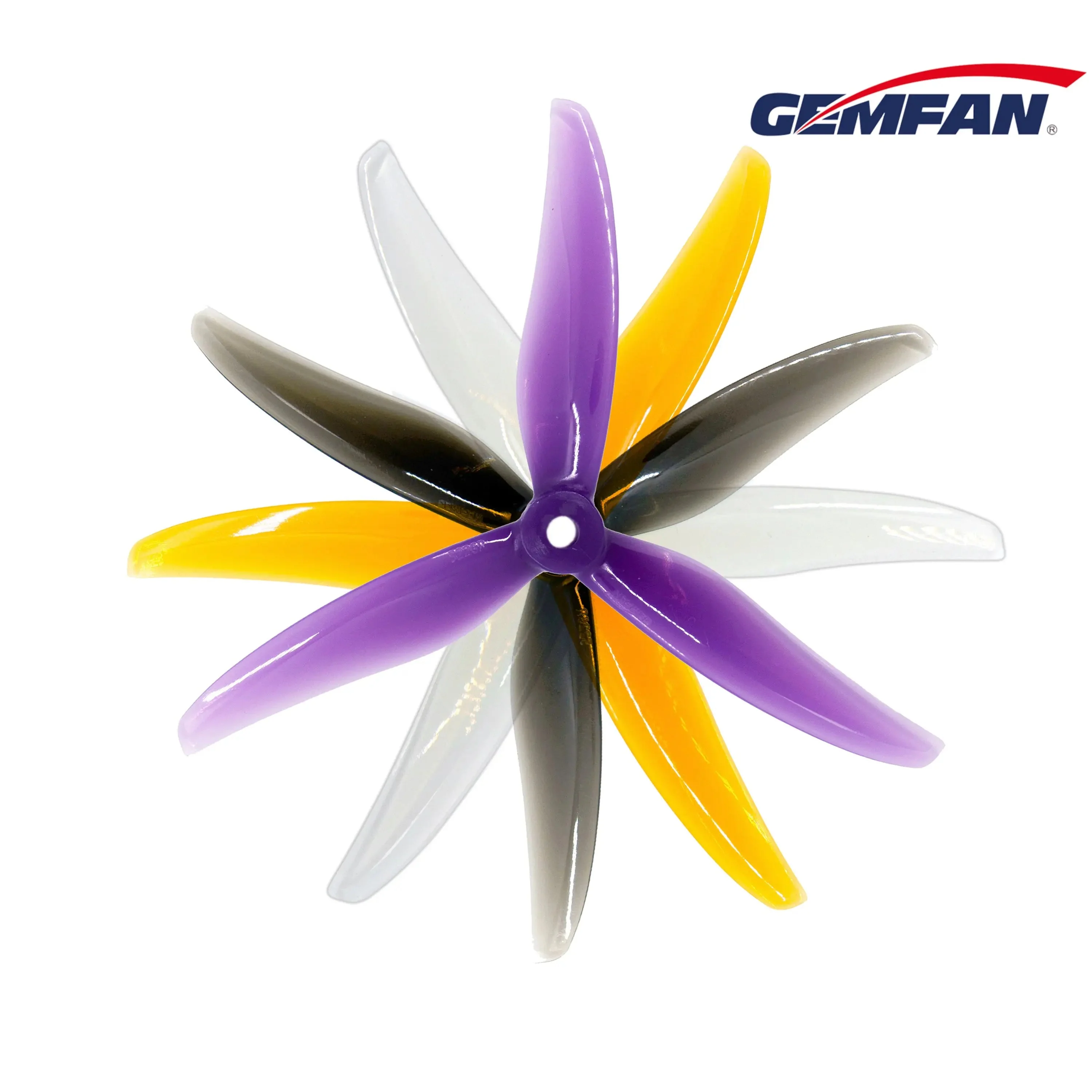 Gemfan Hurricane 5236 3-Blade Propellers (Set of 4) – Orange - Image 2