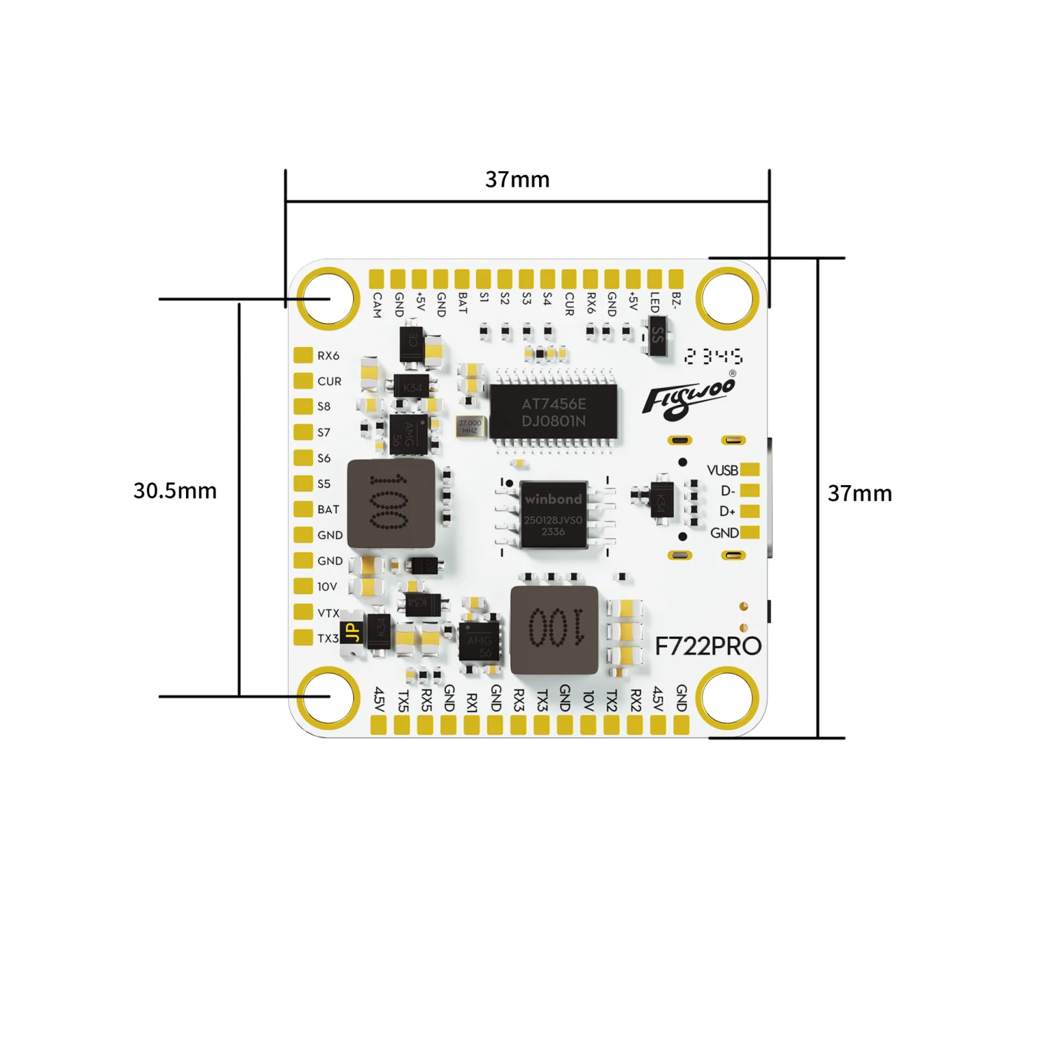 GOKU F7 PRO V2 30X30 Flight Controller (ICM42688) - Image 7
