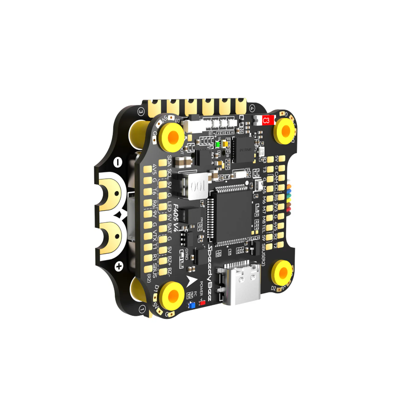 SpeedyBee F405 V4 BLS 60A 30x30 FC & ESC Stack – High-Performance 3-6S Flight Controller and ESC Combo - Image 4